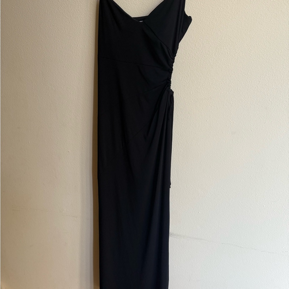BCBG Paris Vintage 90s Elegant Black Evening Dress Size Medium